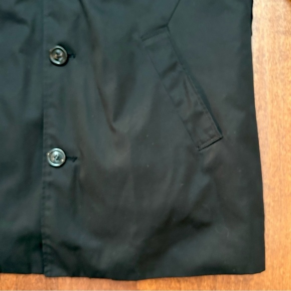 H&M Men's Black Belted Coat with Removable Quilted Liner, Size 40R - Picture 9 of 15